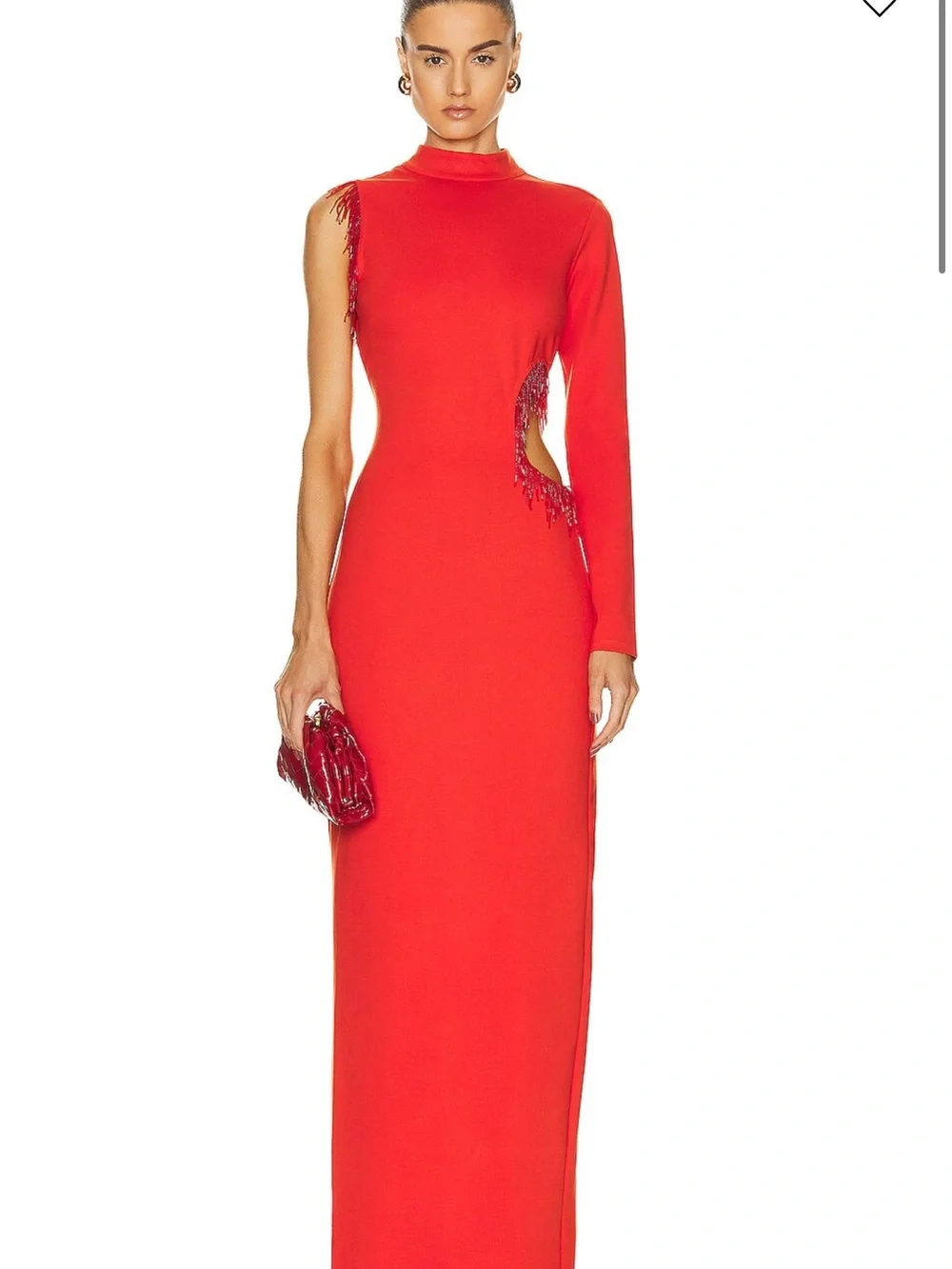 STAUD Formal Cut-Out Red Gown - Picture 4 of 16